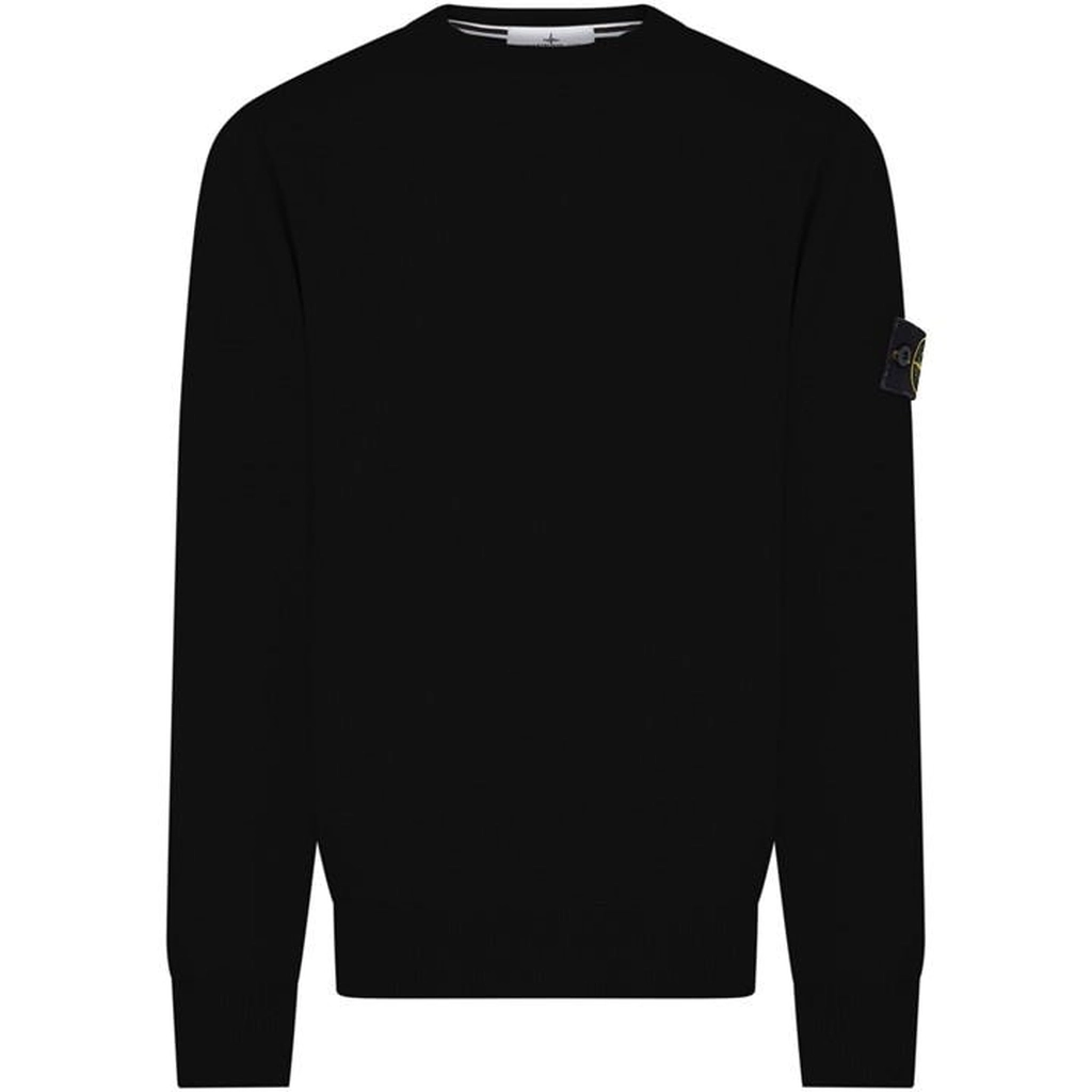 Stone Island Light Wool Knitwear - Black